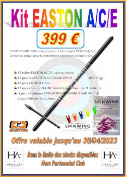 KIT FLECHES 2023 HERACLES ARCHERIE